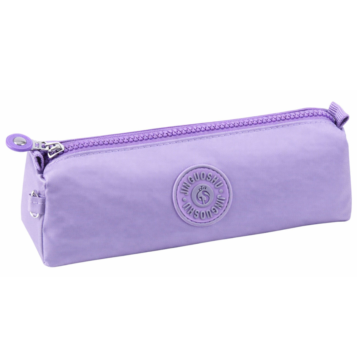 School Pencil Case Organizer Single Compartment Purple 21.5cm