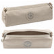 School Pencil Case Organizer Single Compartment Silver 21.5cm
