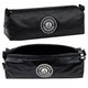 School Pencil Case Organizer Single Compartment Black 21.5cm