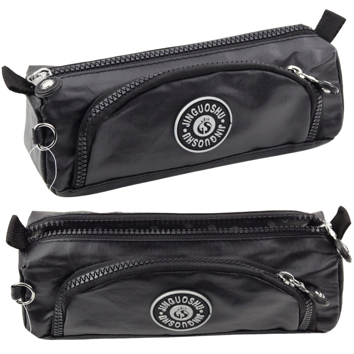 School Pencil Case Functional Two Pockets Pendant Mix