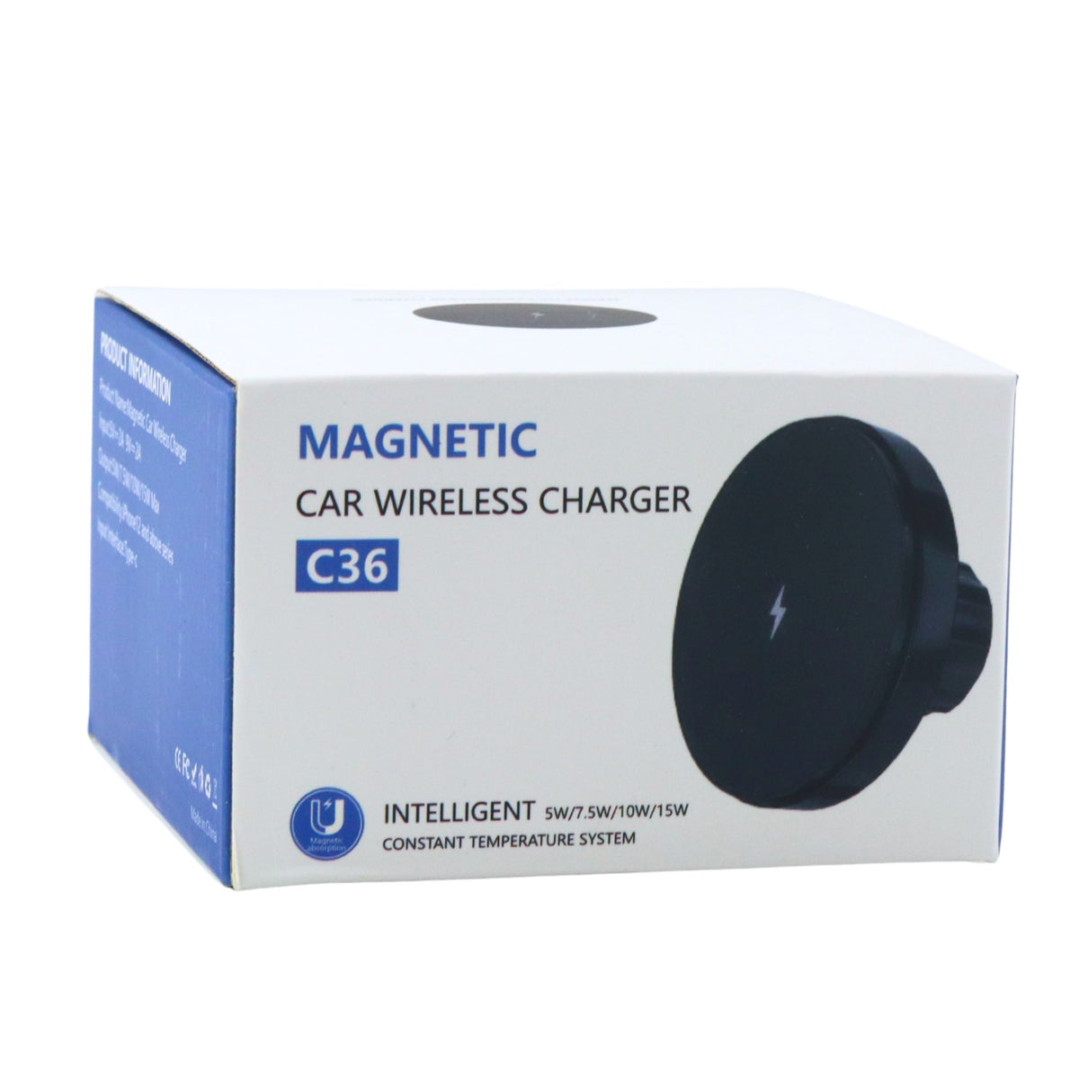 Magnetic Car Holder With 15w Inductive Charger