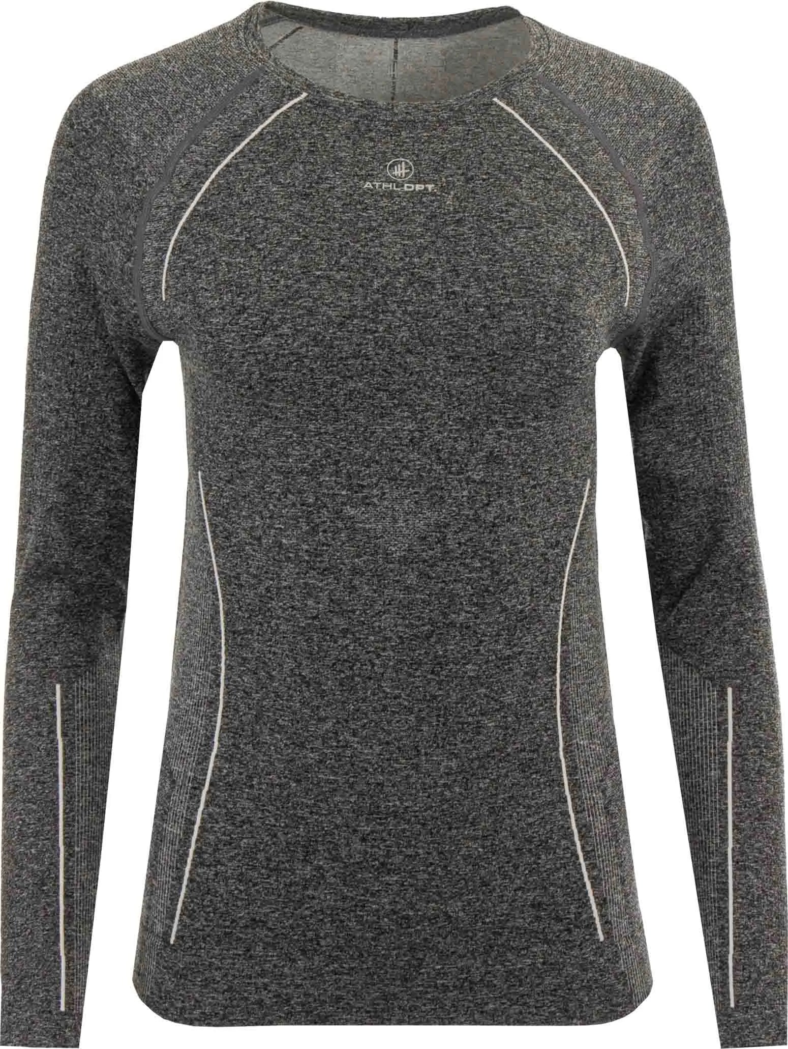 Damen Funktions-Kompressions-T-Shirt Athl. Dpt Avril Lead Grey