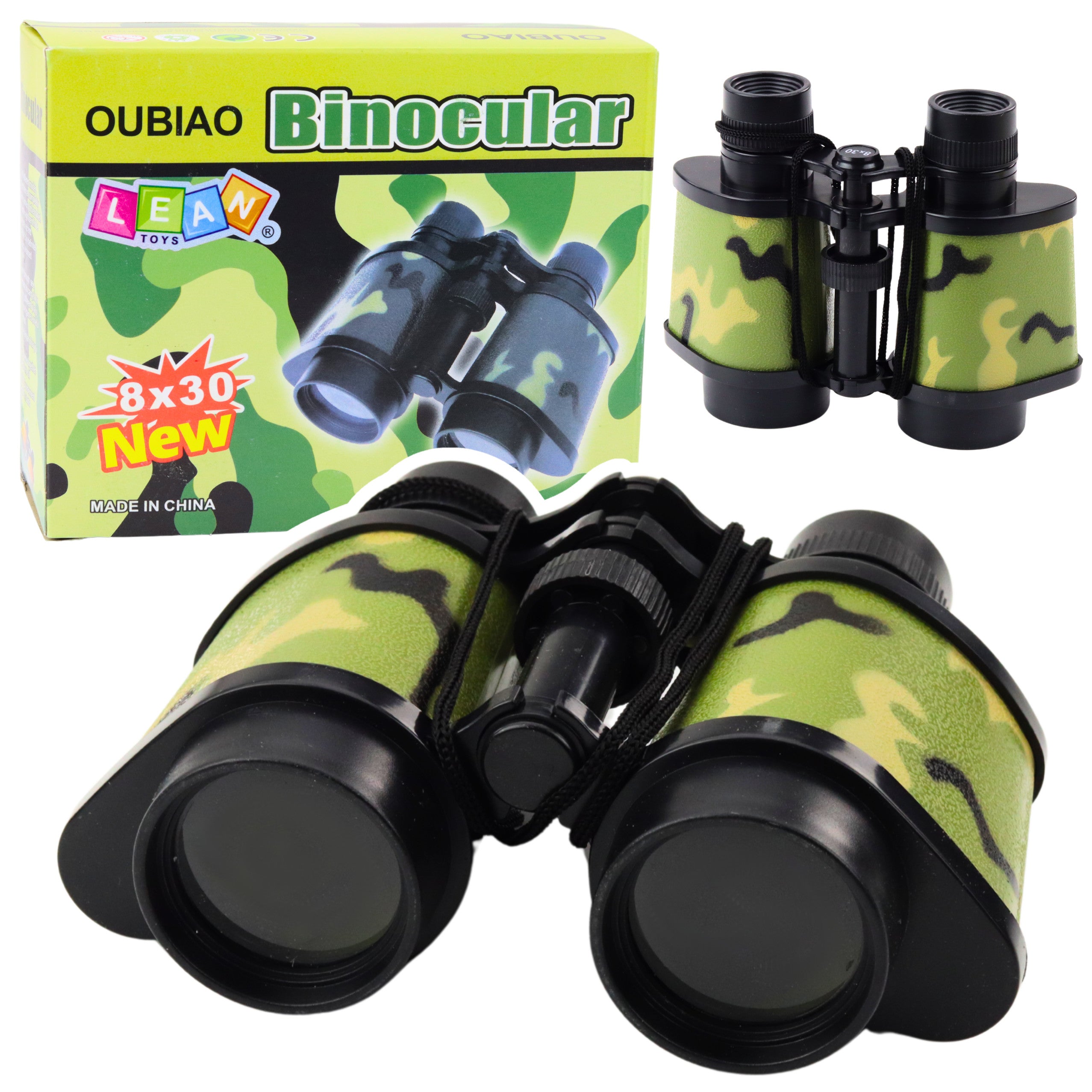 Binoculars For Children Small Handy String Camouflage Camo 8x30