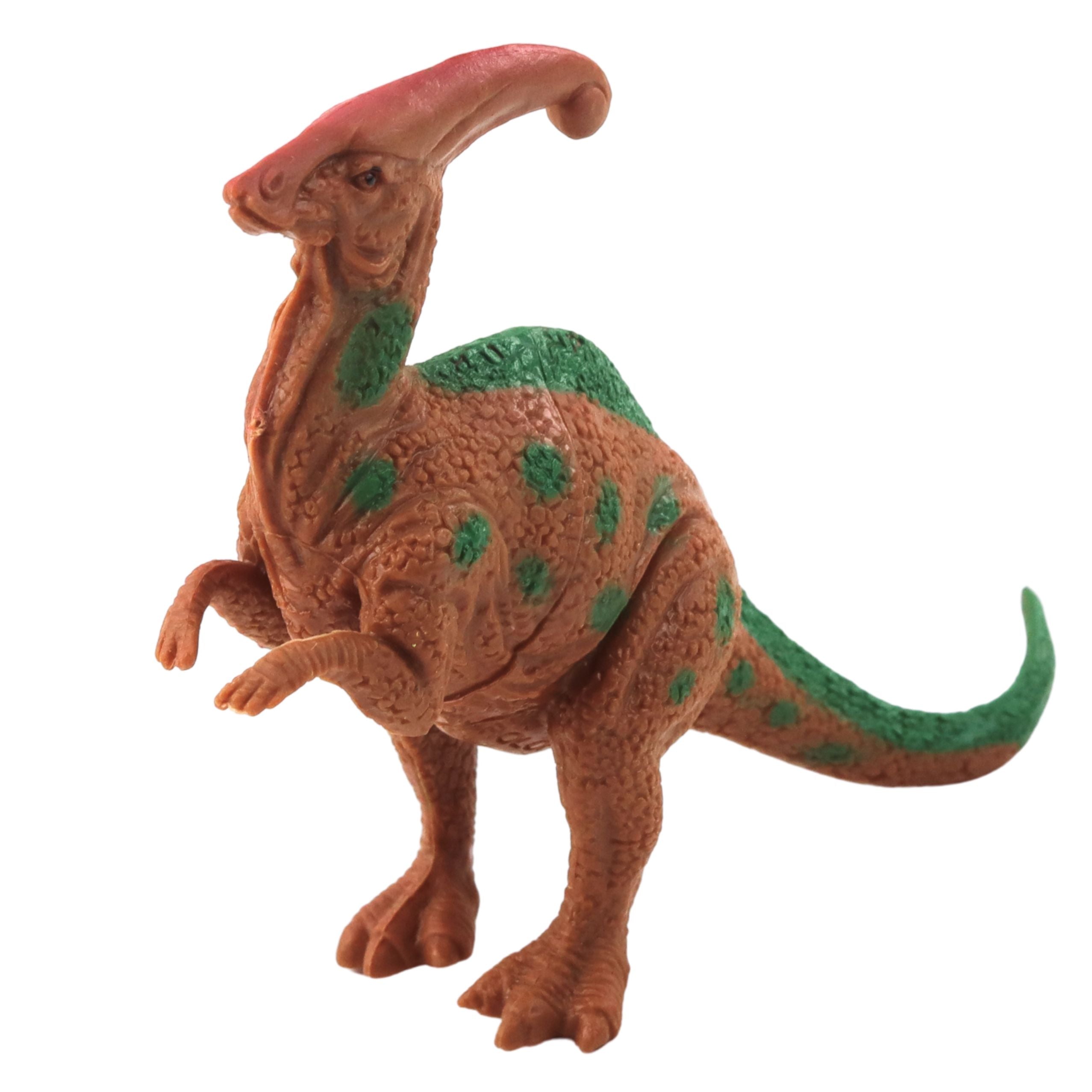 Set Of Dinosaur Figures T-rex Pteranodon Stegosaurus Parasaurolophus 4pcs