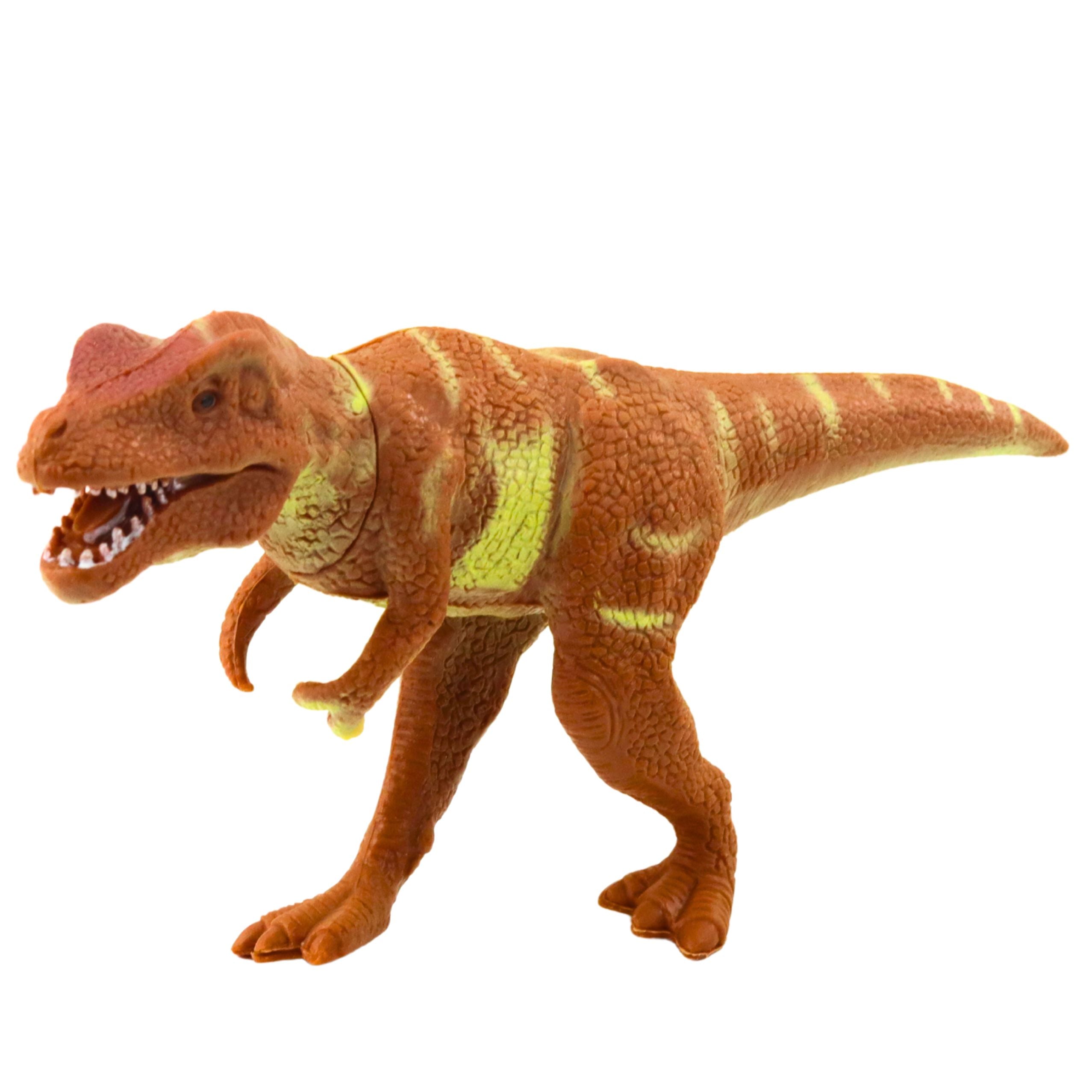 Set Of Dinosaur Figures T-rex Pteranodon Stegosaurus Parasaurolophus 4pcs