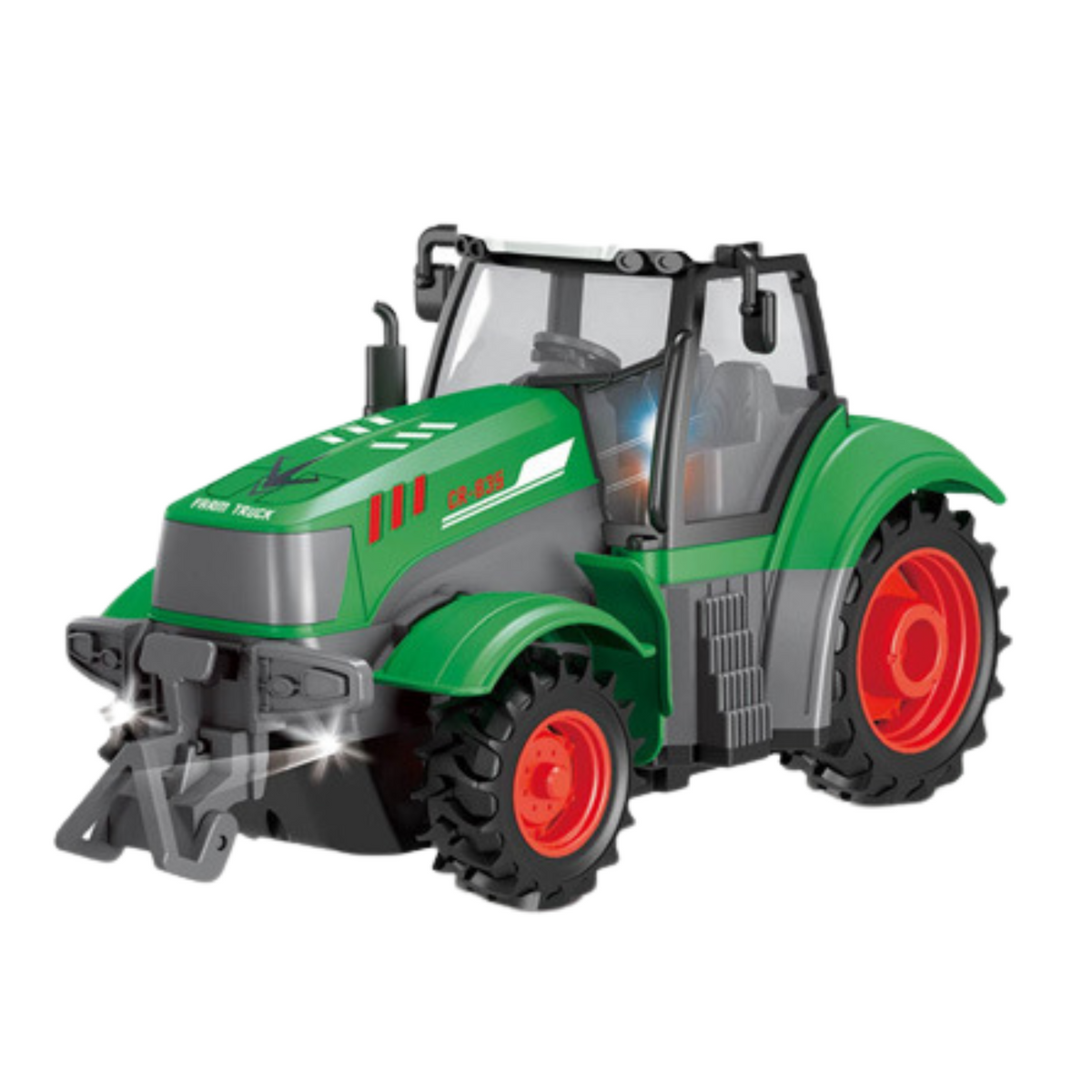 Remote Controlled Rc Agricultural Tractor Green 1:24