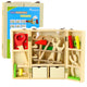 Little Handyman's Set Wooden Tool Box 35 Pcs.