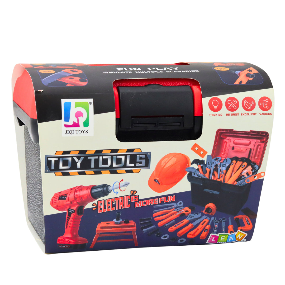 Diy Toolbox Battery-powered Drill Set 55pcs
