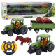 Rc Remote Controlled Tractor With Trailer And Horse Set