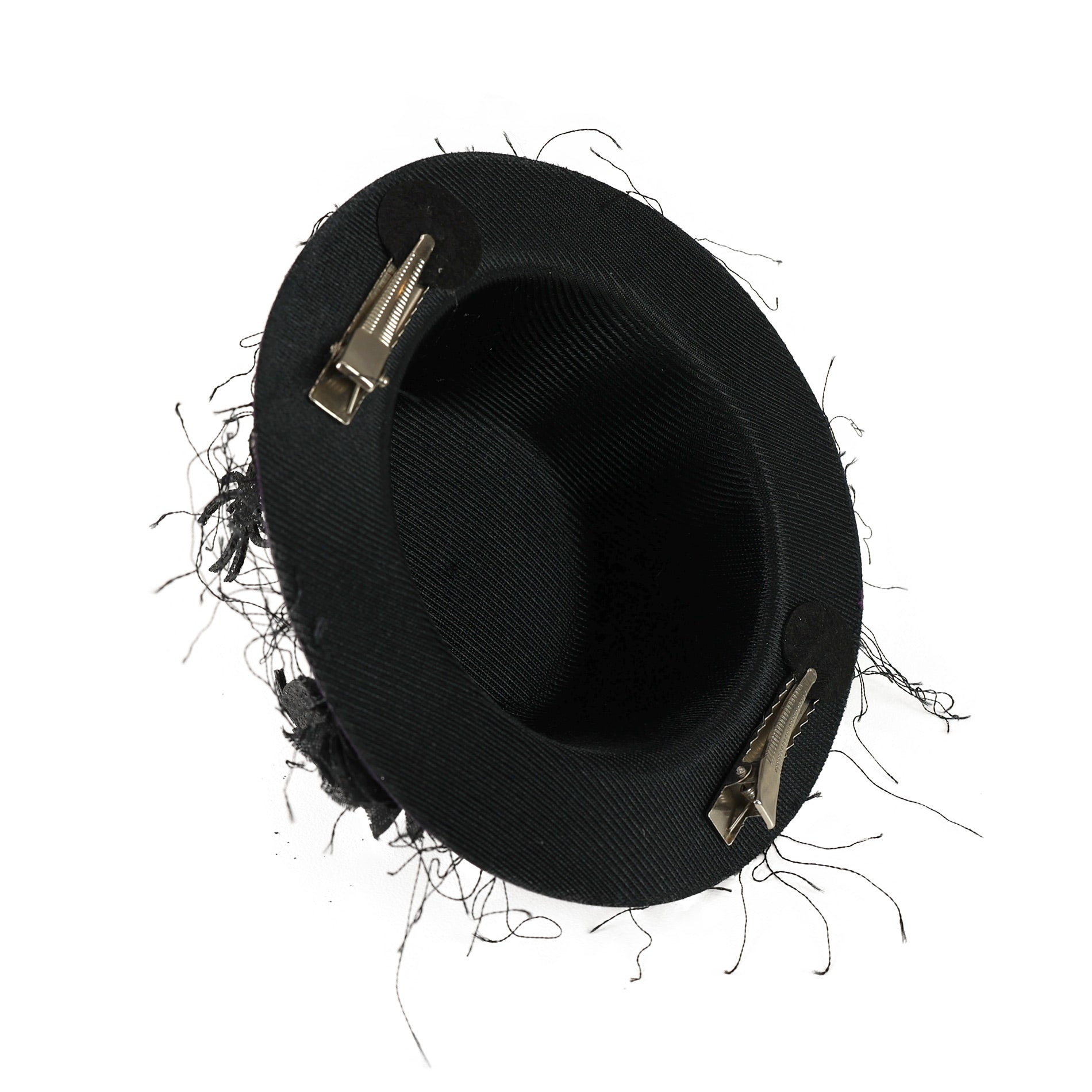 Mini Purple Hat With Web For Adults