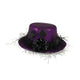 Mini Purple Hat With Web For Adults