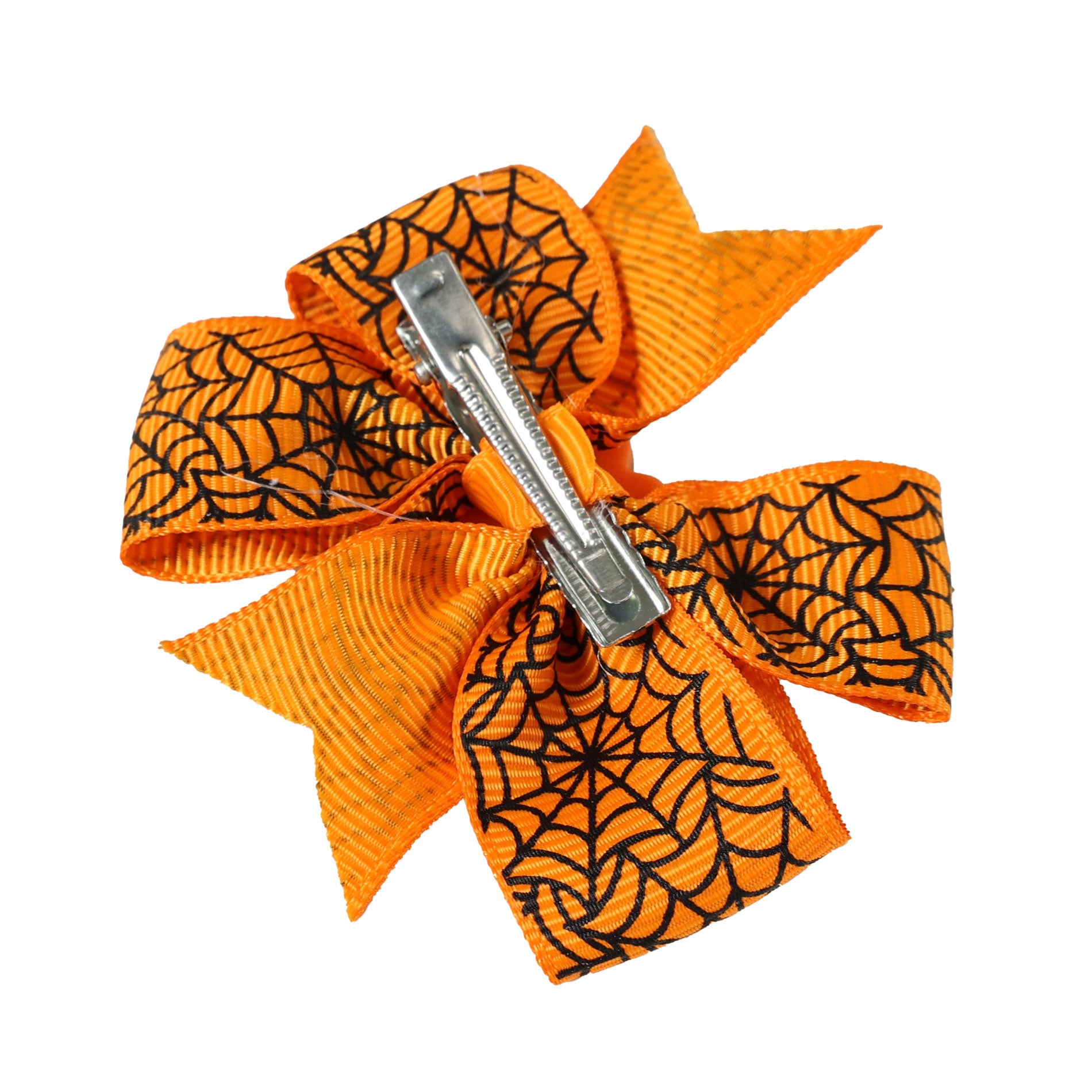 Grampo de cabelo abóbora de Halloween