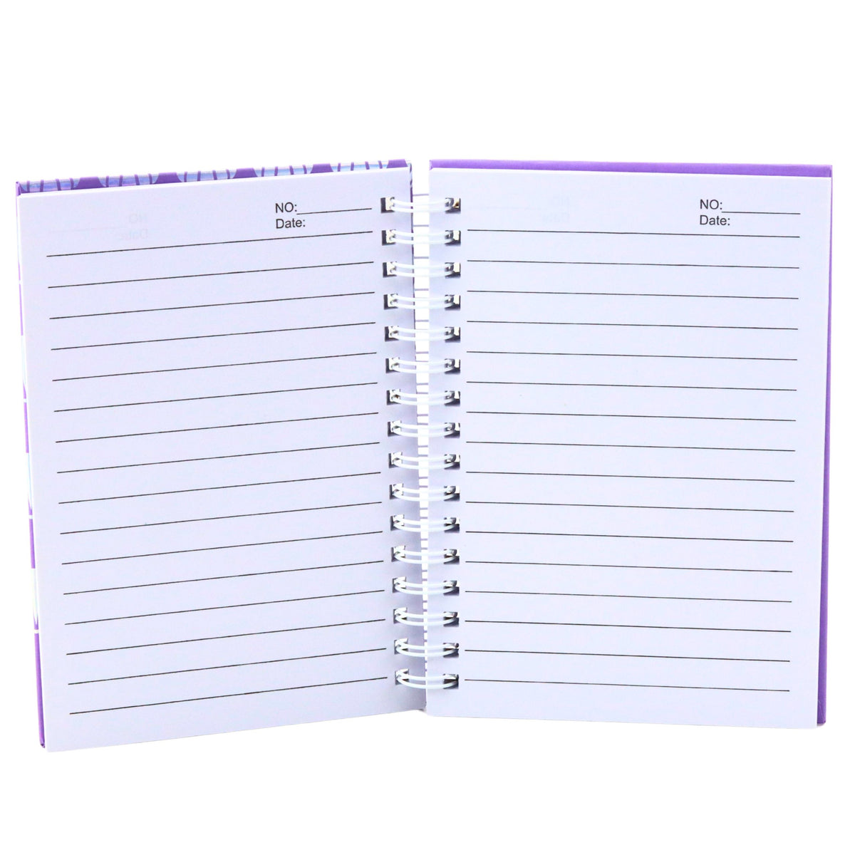 Holographic Shells Lined Notebook Purple A6 80 Sheets