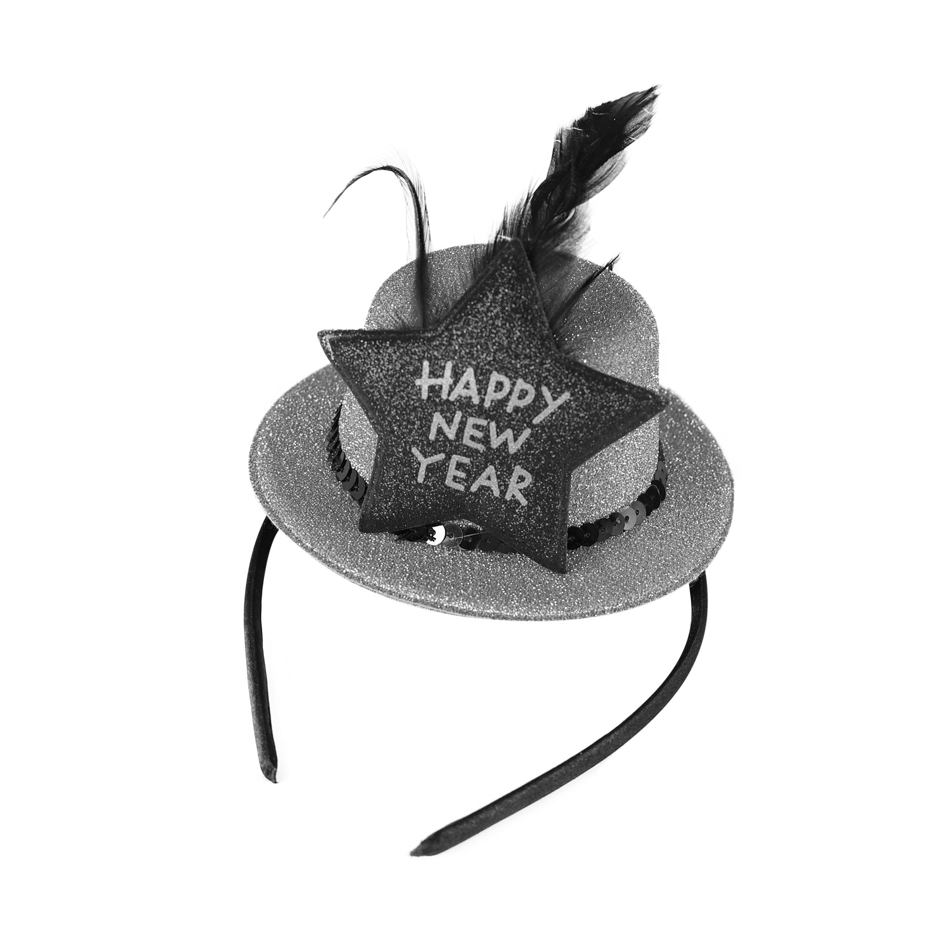 Opaska na głowę Szczęśliwego Nowego Roku dla dorosłych