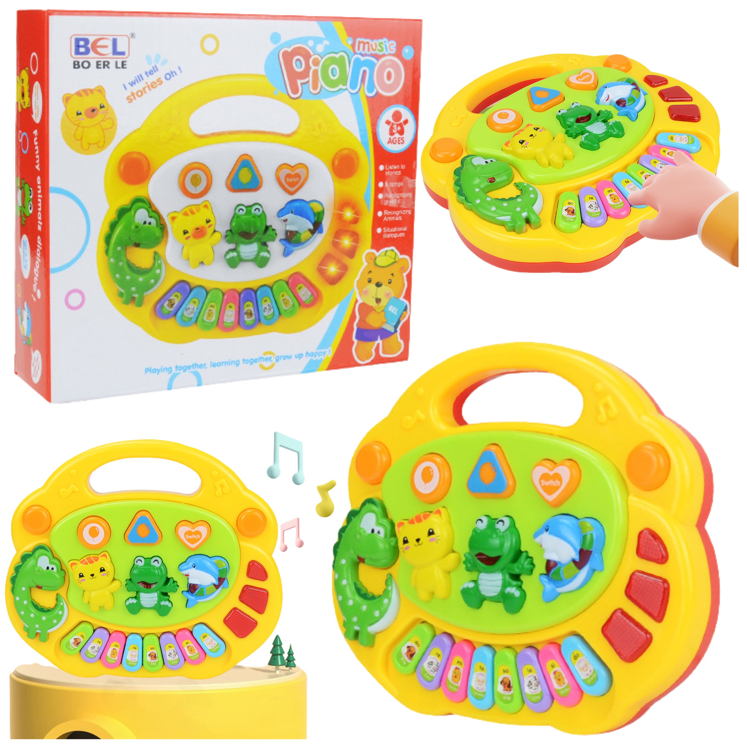 Piano Music Interactive For Kids Animal Sounds Melodies