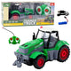Remote Controlled Rc Agricultural Tractor Green 1:24