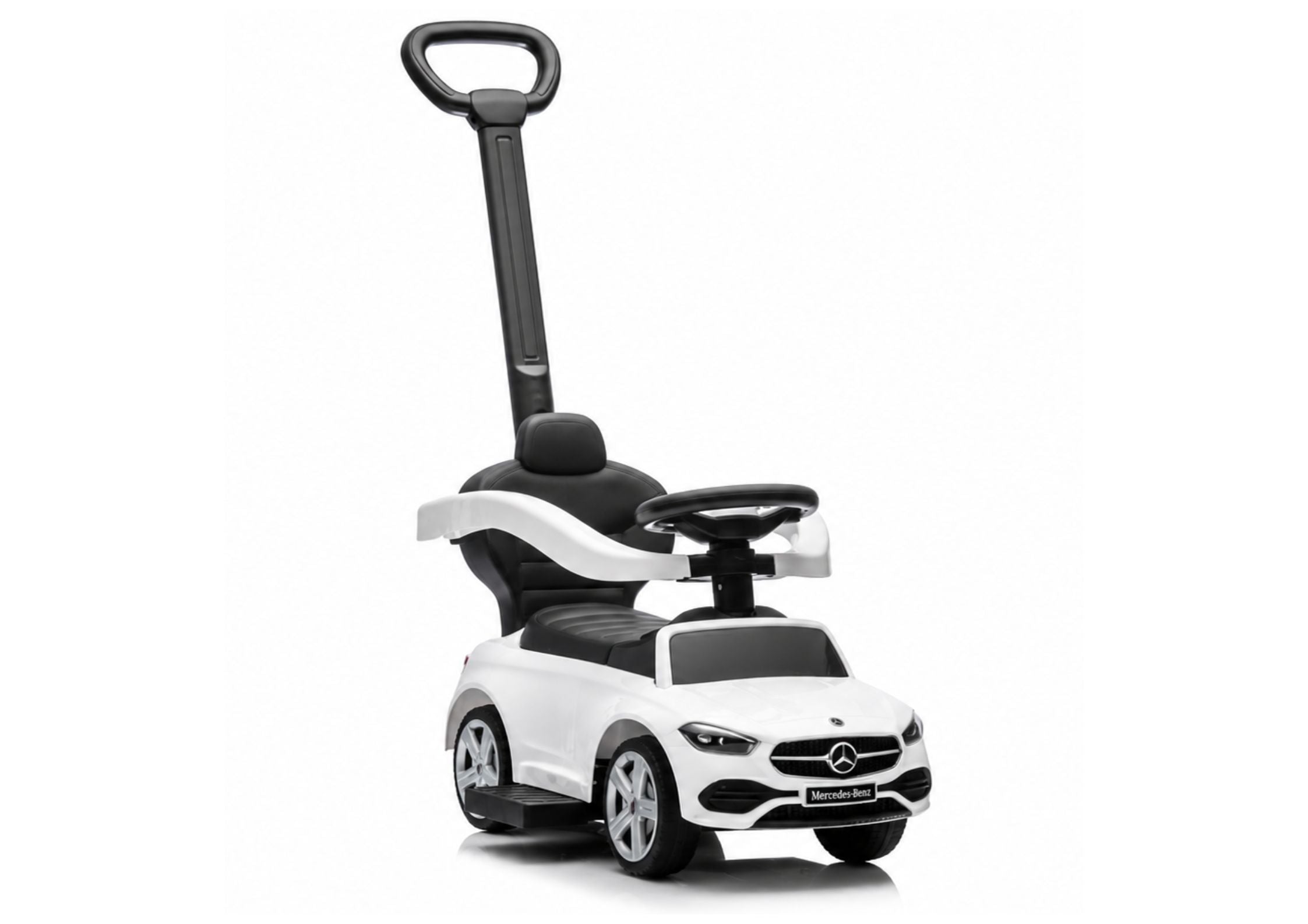 Ride-on With Pusher Mercedes 3in1 White
