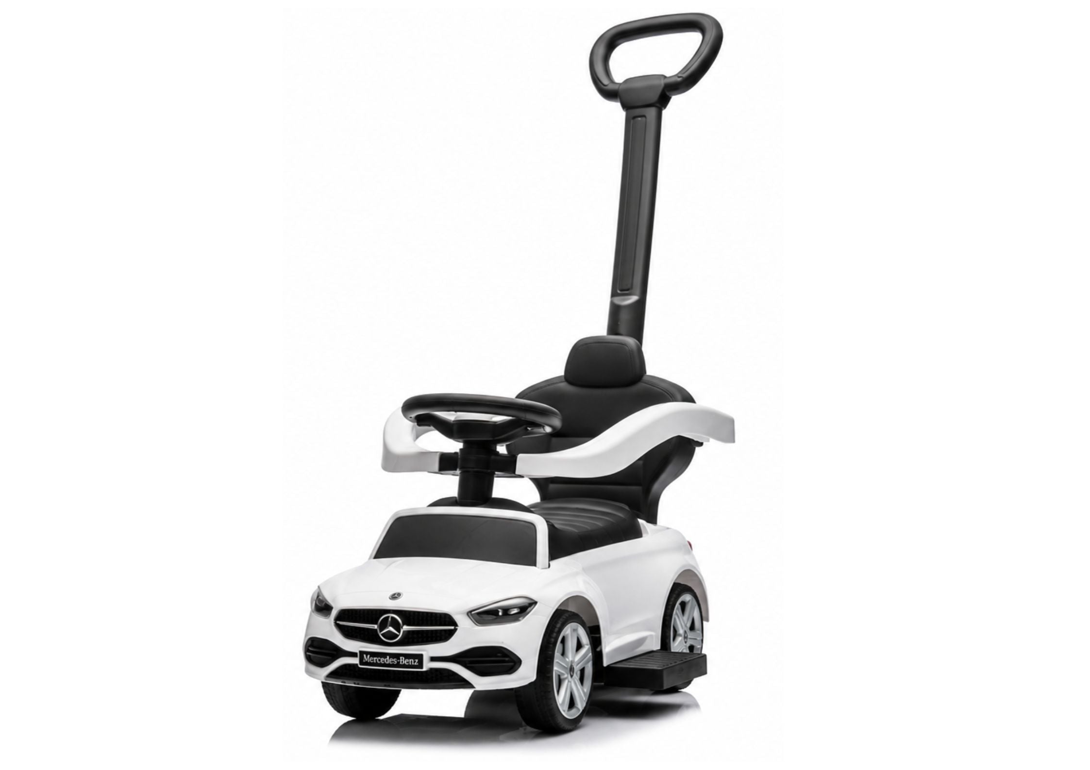 Ride-on With Pusher Mercedes 3in1 White