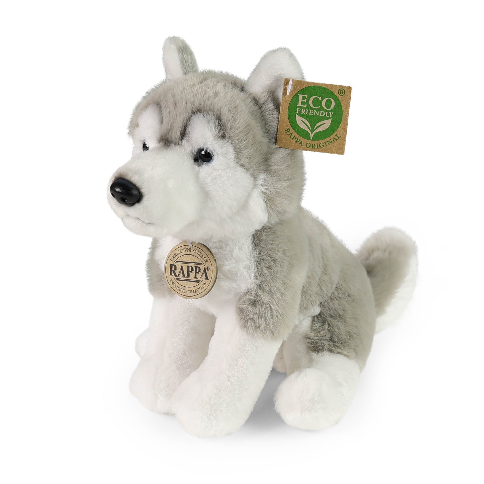 Plysch Husky 23 Cm Miljövänlig Mjuk