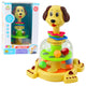 Interactive Spinning Top For Toddlers Dog Colorful Balls