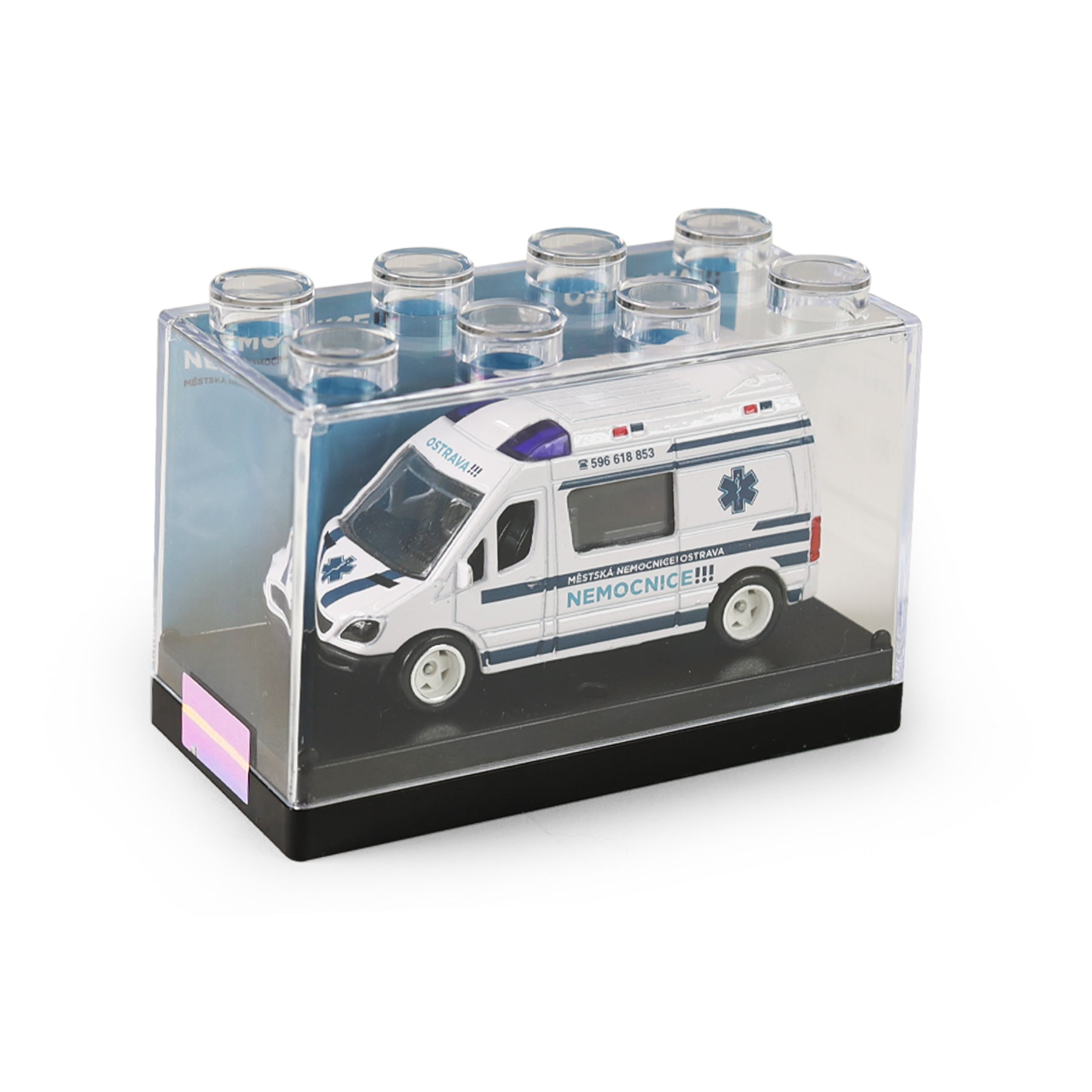 Metallauto Krankenwagen Ostrava 7 cm
