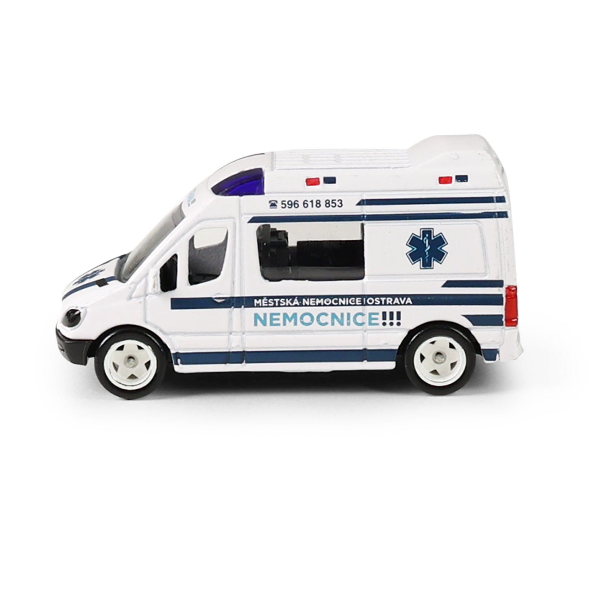 Metallauto Krankenwagen Ostrava 7 cm