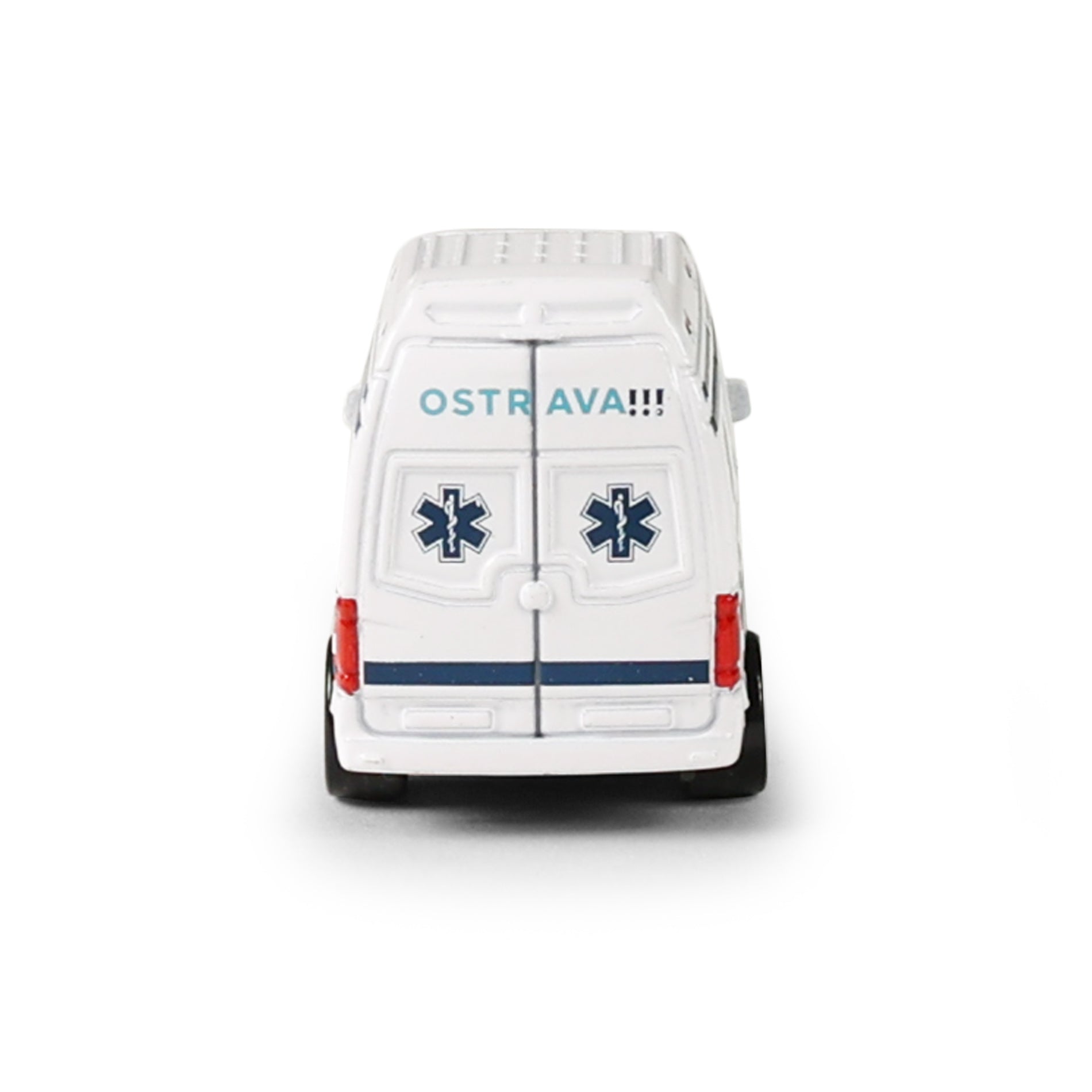 Metallauto Krankenwagen Ostrava 7 cm