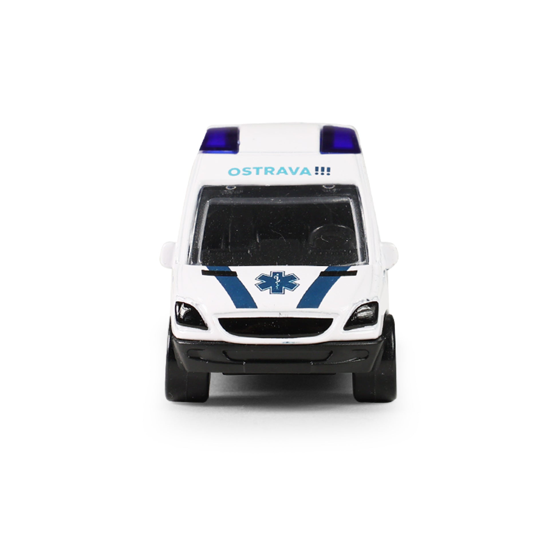 Metallauto Krankenwagen Ostrava 7 cm