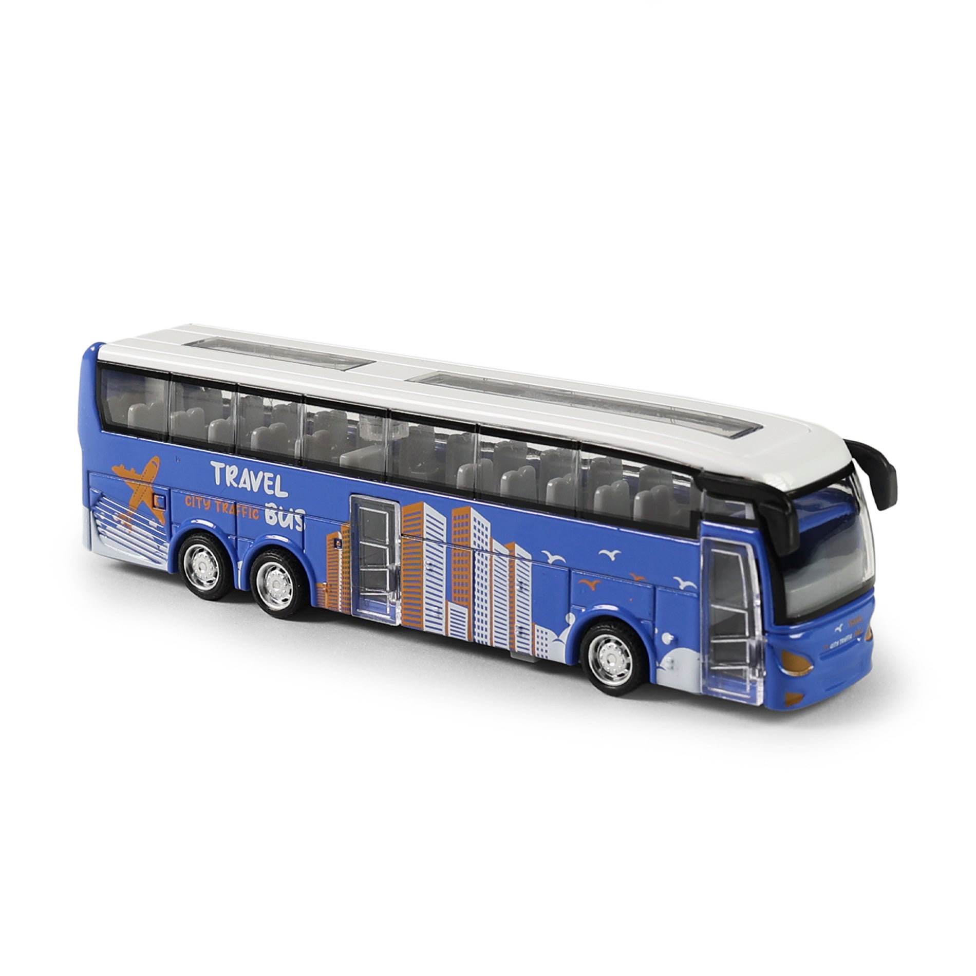 Metal langdistance bus
