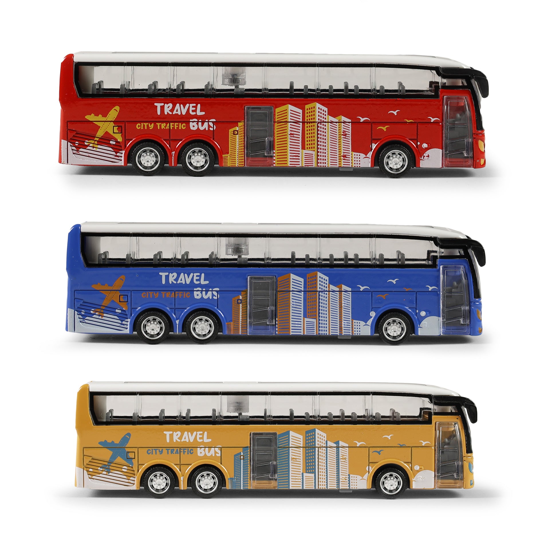 Metal langdistance bus
