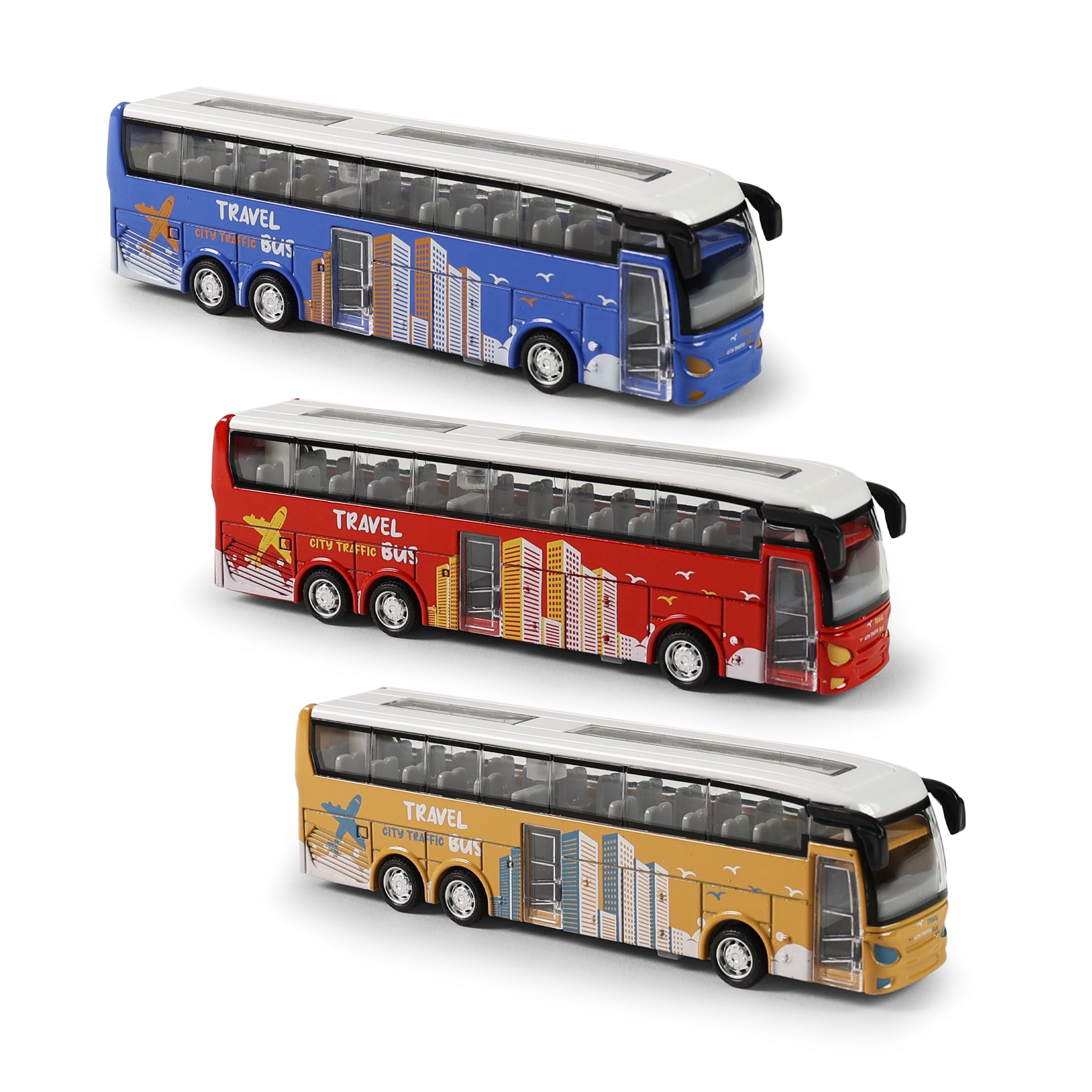 Metal langdistance bus