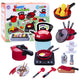 Kitchen Set Pots Food Battery Operated Hob Accessories 36 Pcs
