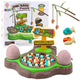 Arcade Game Dinosaur Fishing Magnetic Rods Sounds