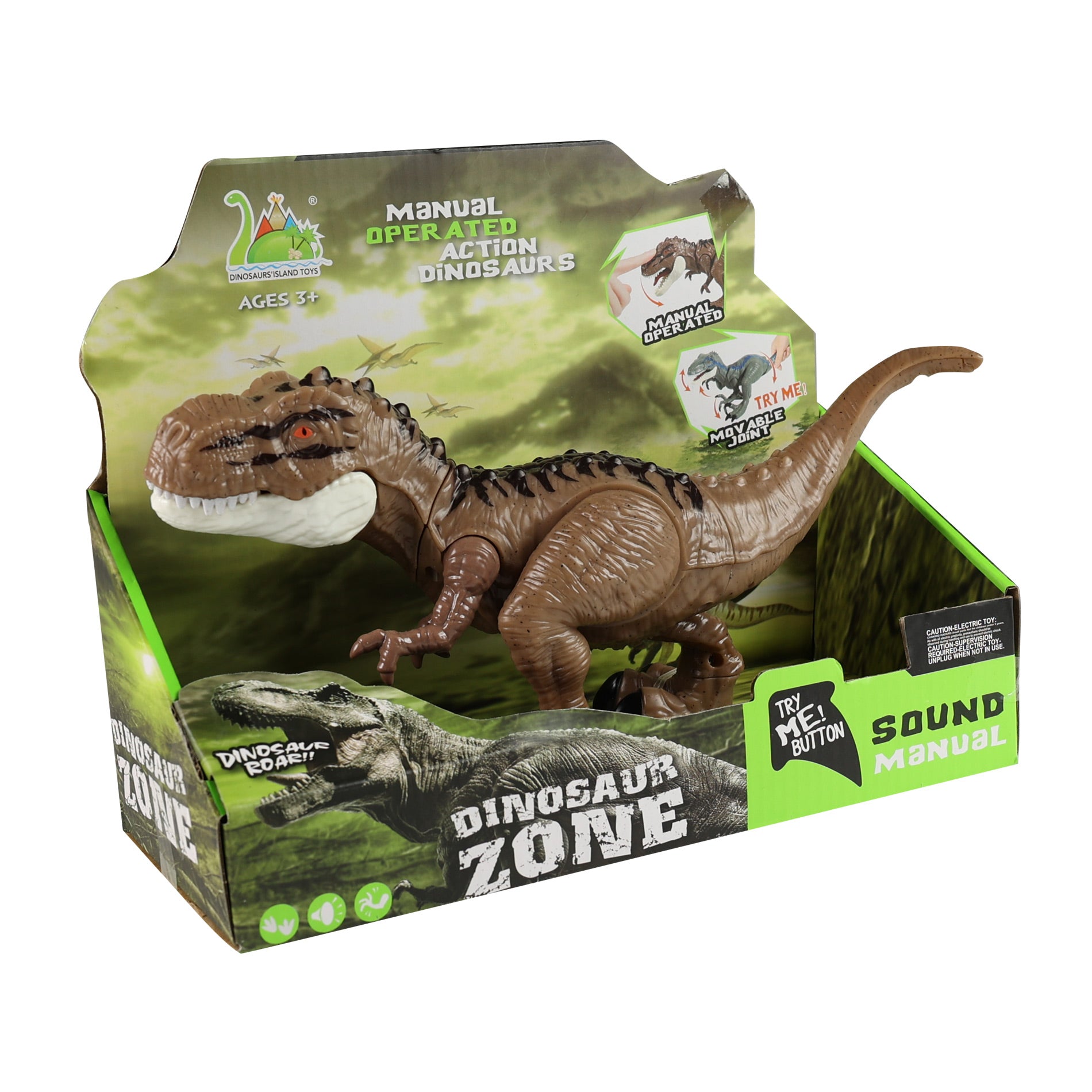 Dinosauro T-rex con suoni e luci