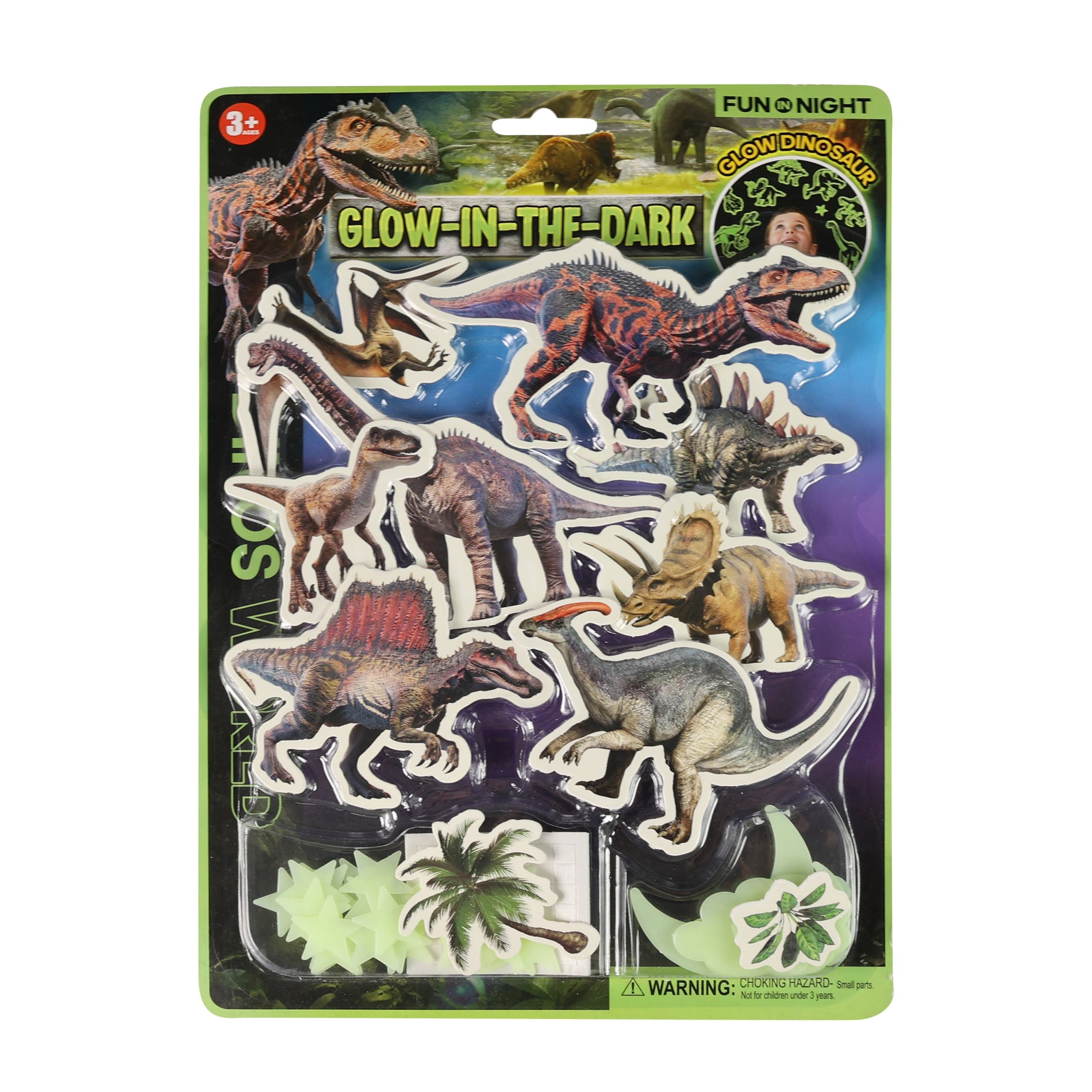 Dino Glow-in-the-dark Stickers