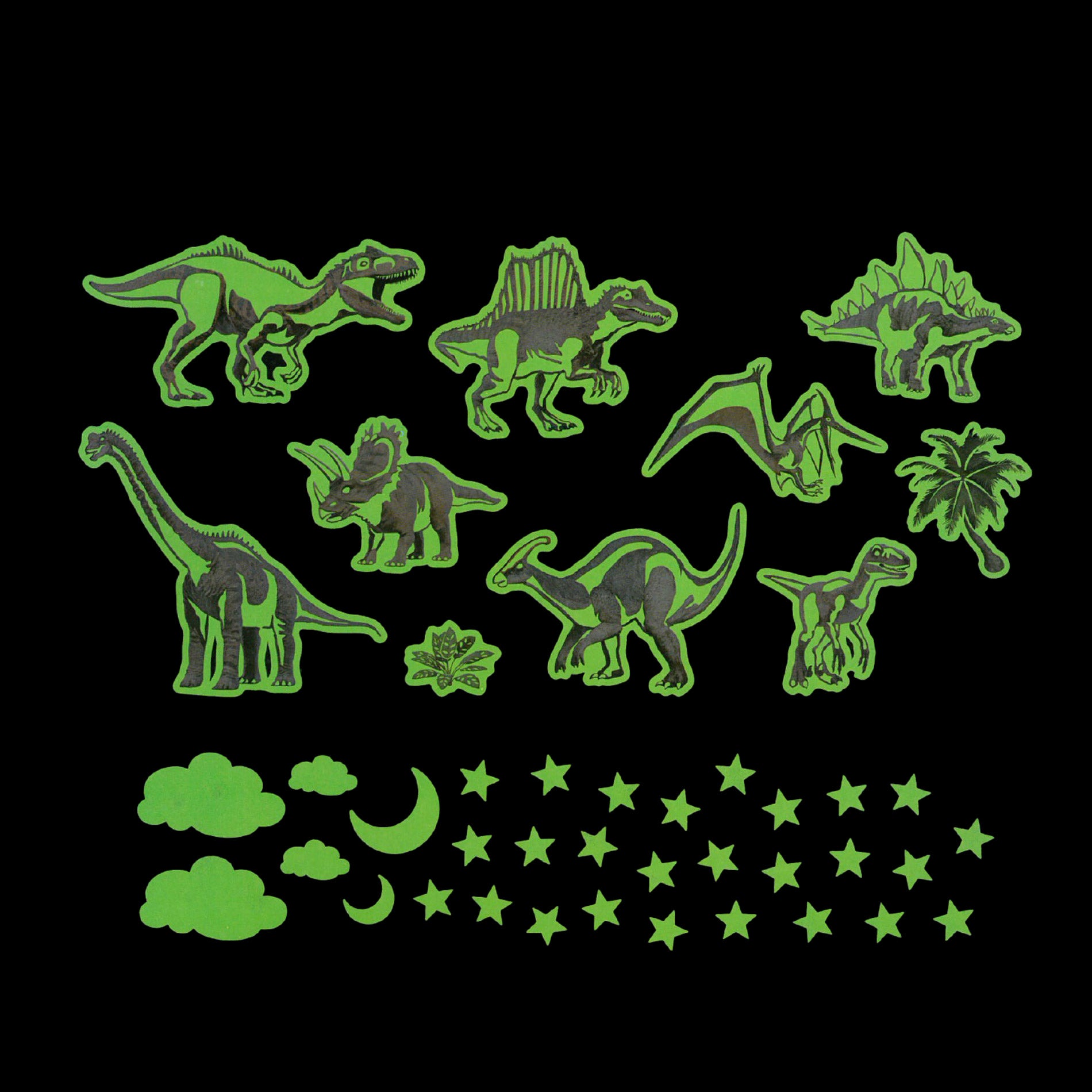 Dino Glow-in-the-dark Stickers