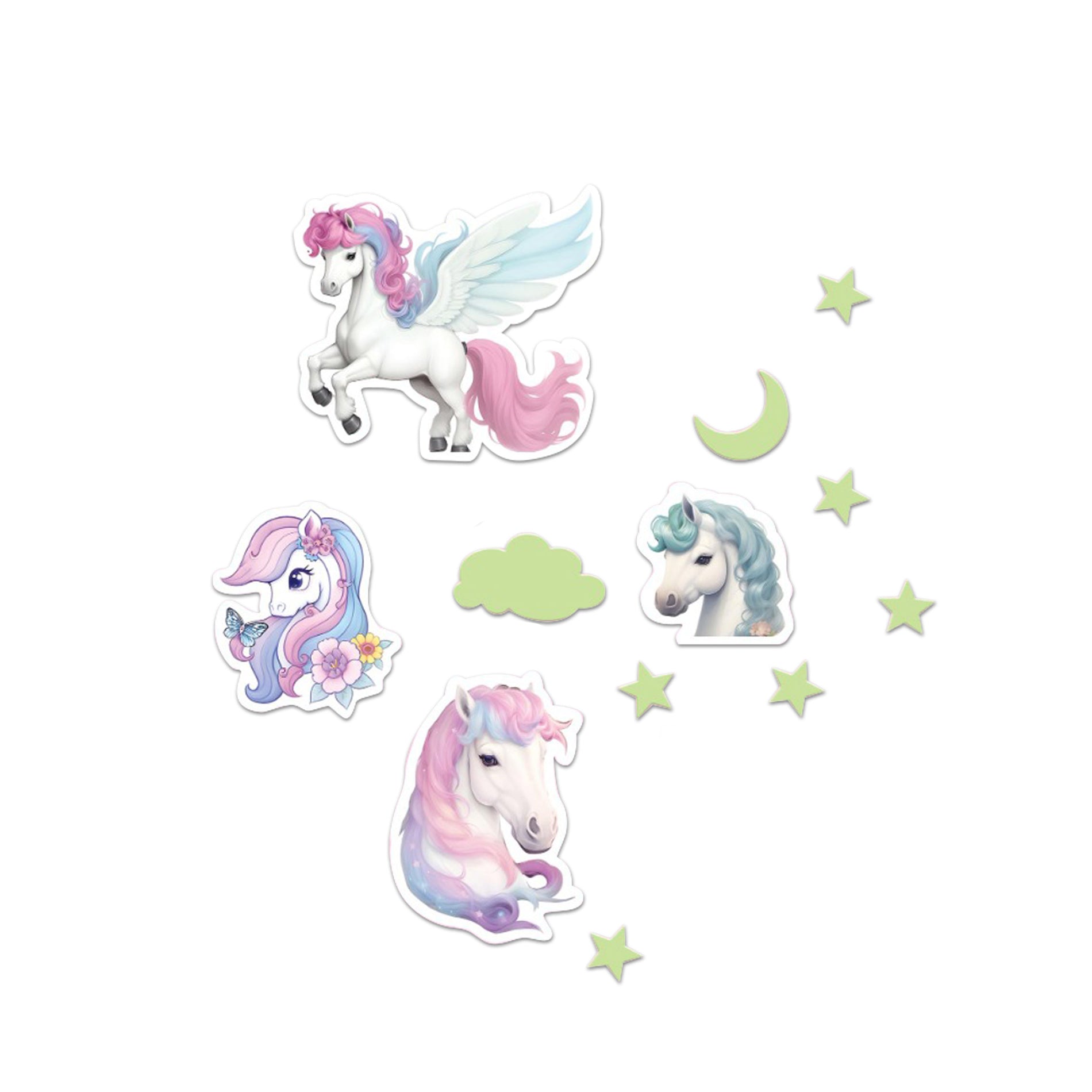 Unicorn Glow-in-the-dark Wall Decoration