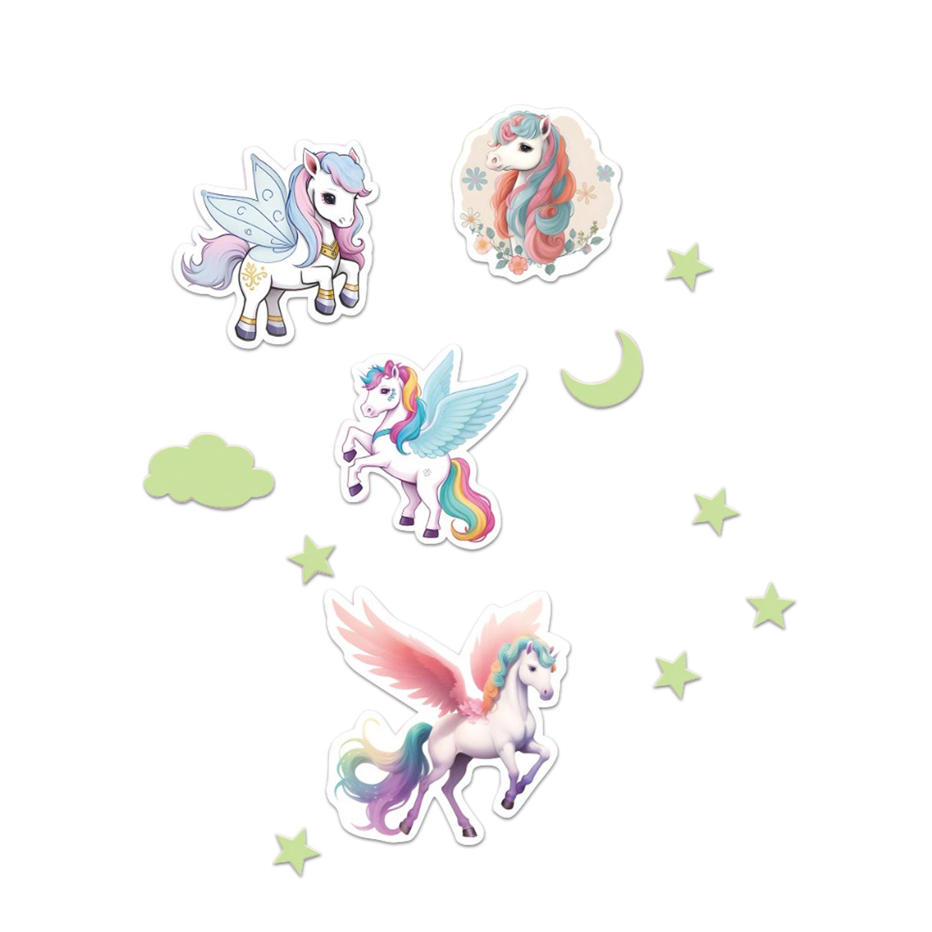 Unicorn Glow-in-the-dark Wall Decoration