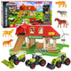 Farm Barn Tractors Figures Animals Set 42 Pcs.