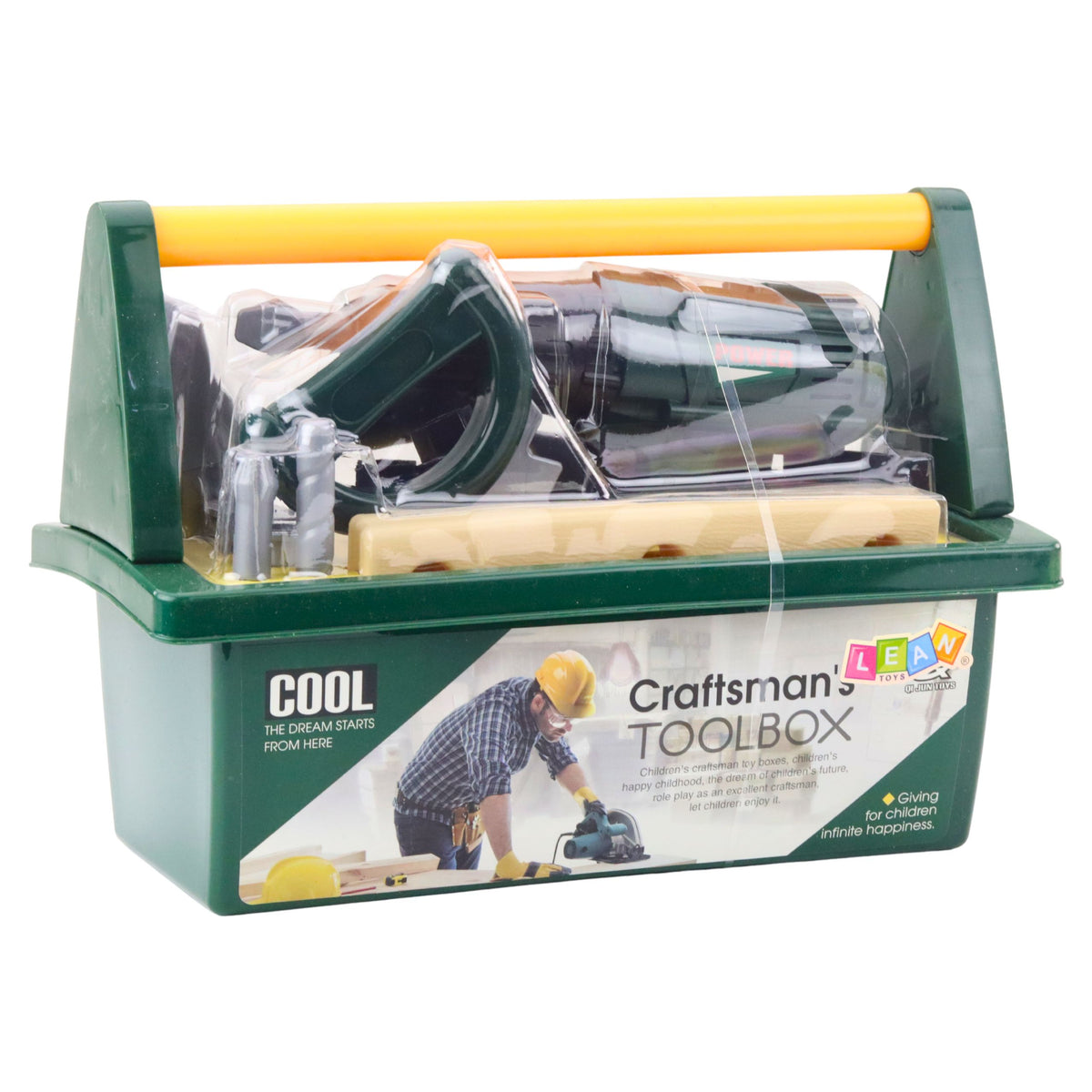 Diy Tool Kit In Box Battery-powered Drill 14 Pcs.