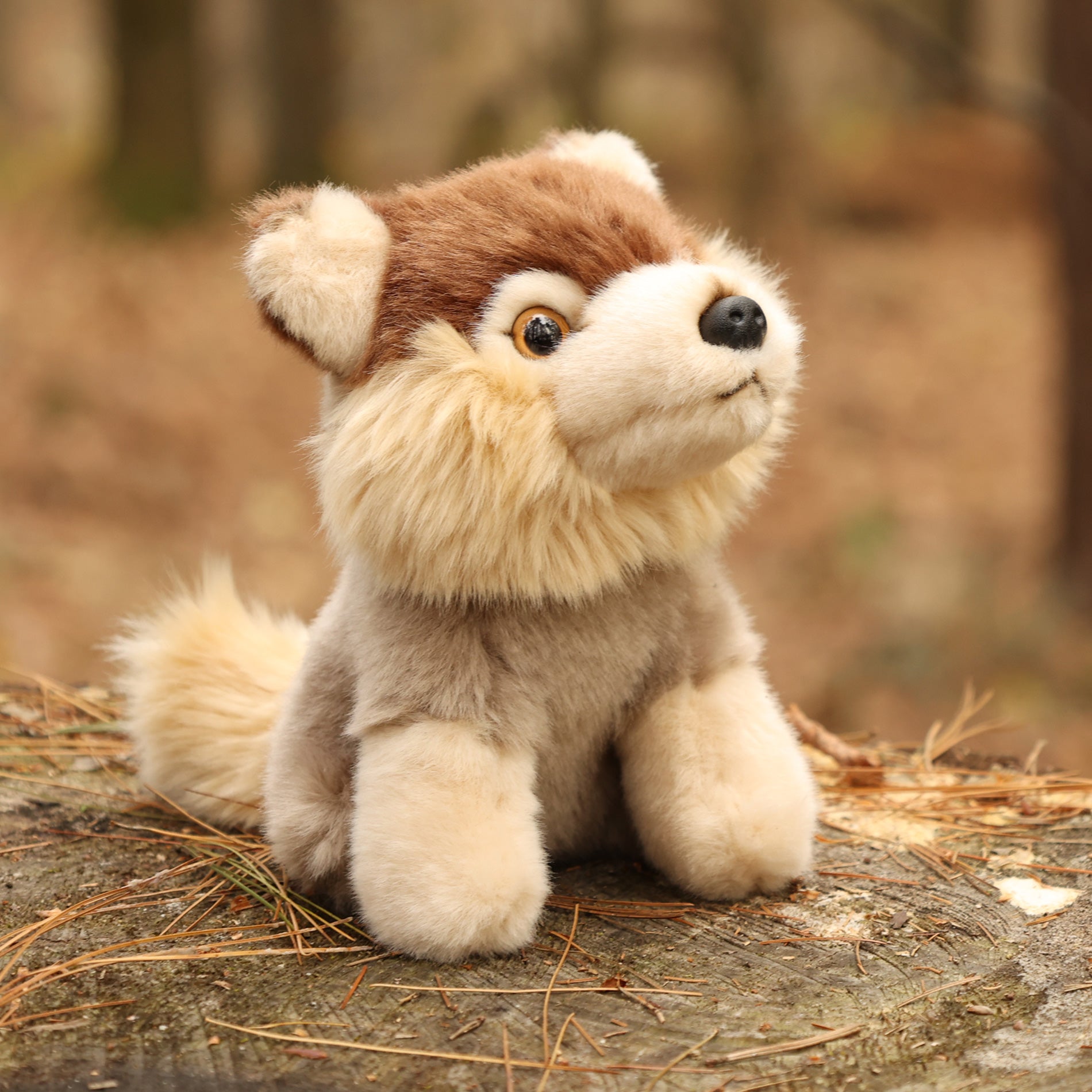 Plyšový vlk 16 cm Ekologický