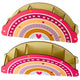 Wooden Desk Organizer For Kids Rainbow Pink