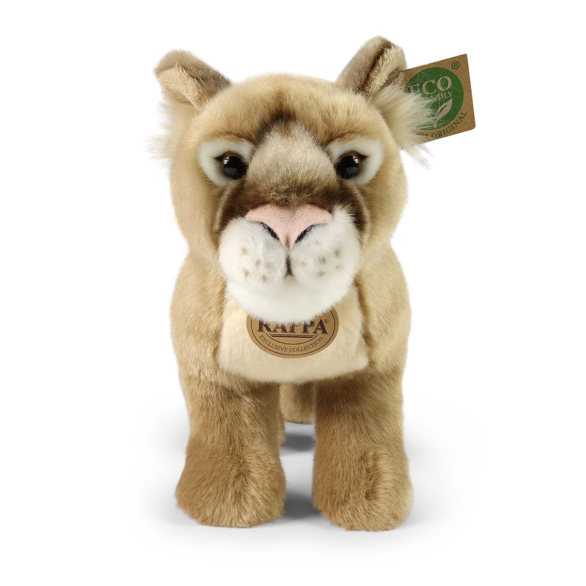 Plush Mountain Lion 28 Cm Eco-friendly