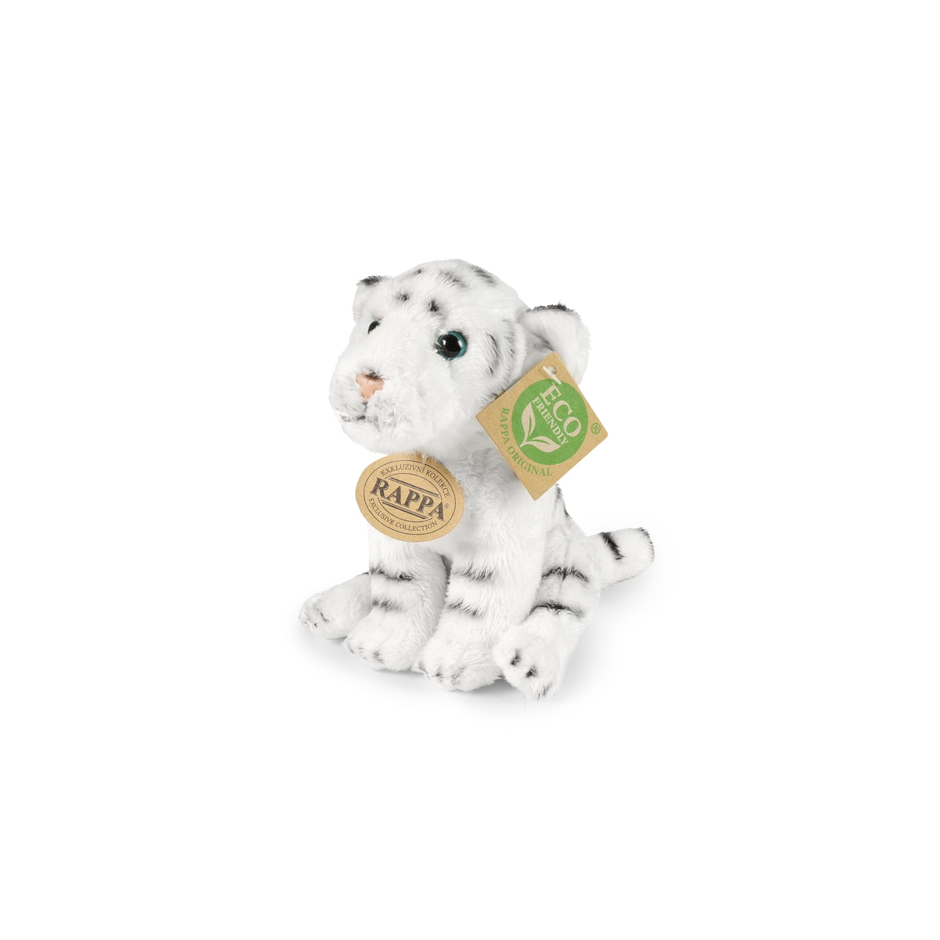 Plush White Tiger 15 Cm Eco-friendly