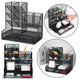 Office Supplies Organizer Container Metal Black