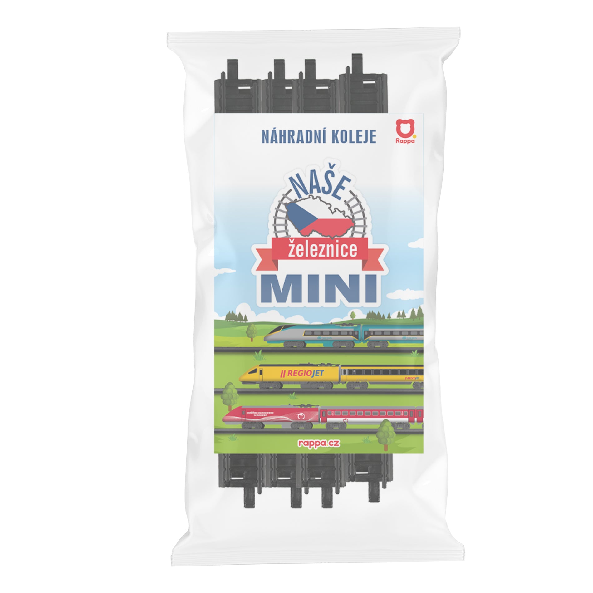 Rovné koľajnice - 4 ks pre mini naše železnice