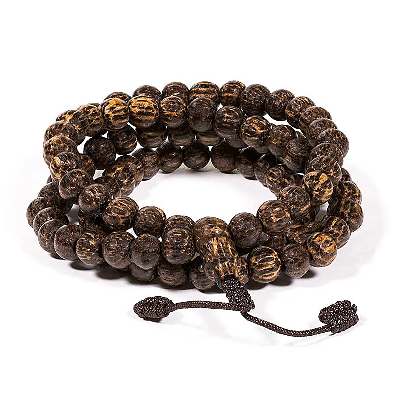 Mala Coconut 108 Beads - 0.8 Cm