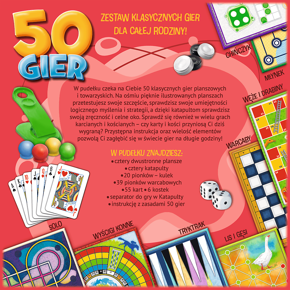 Coffret de jeu Kaléidoscope – 50 jeux Trefl 02116