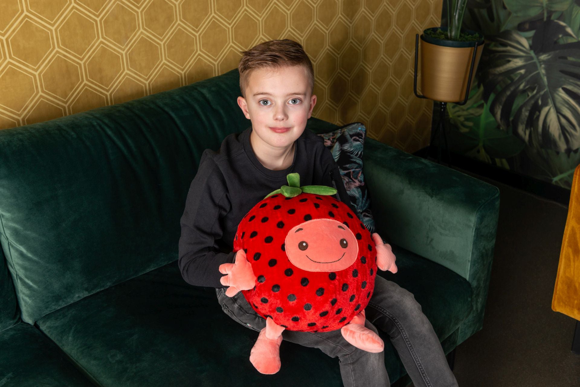 Cozy Noxxiez Hw750 Strawberry-pillow