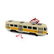 Kovová česká Retro Tram Žltá 16 Cm